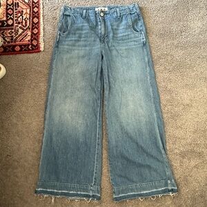 AMO Edith Wide Leg Denim Trouser